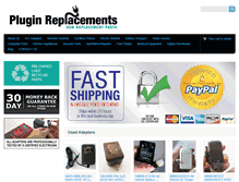 Tablet Screenshot of pluginreplacements.com